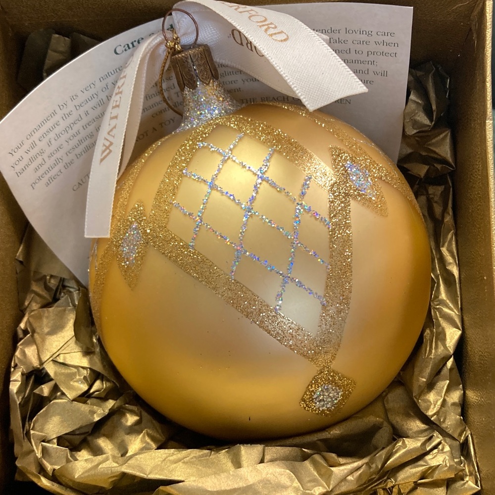 Waterford Holiday Heirloom Avoca Ball Ornament